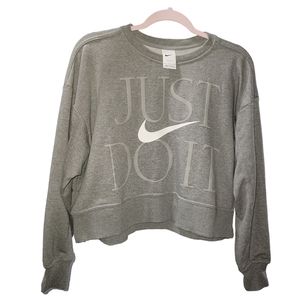 Nike Womens Sportswear Fleece Crop Top SZ   Small